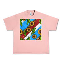 Salmon western 4th of july seamless pattern Urban Heavy Tee - BundleAndBundleShop