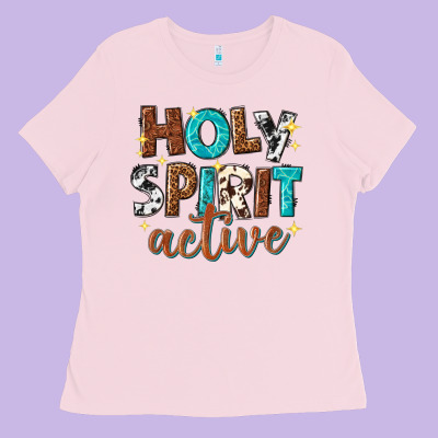 Ladies Tee holy spirit active