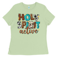 Matcha holy spirit active Ladies Tee - texasbilliewilder