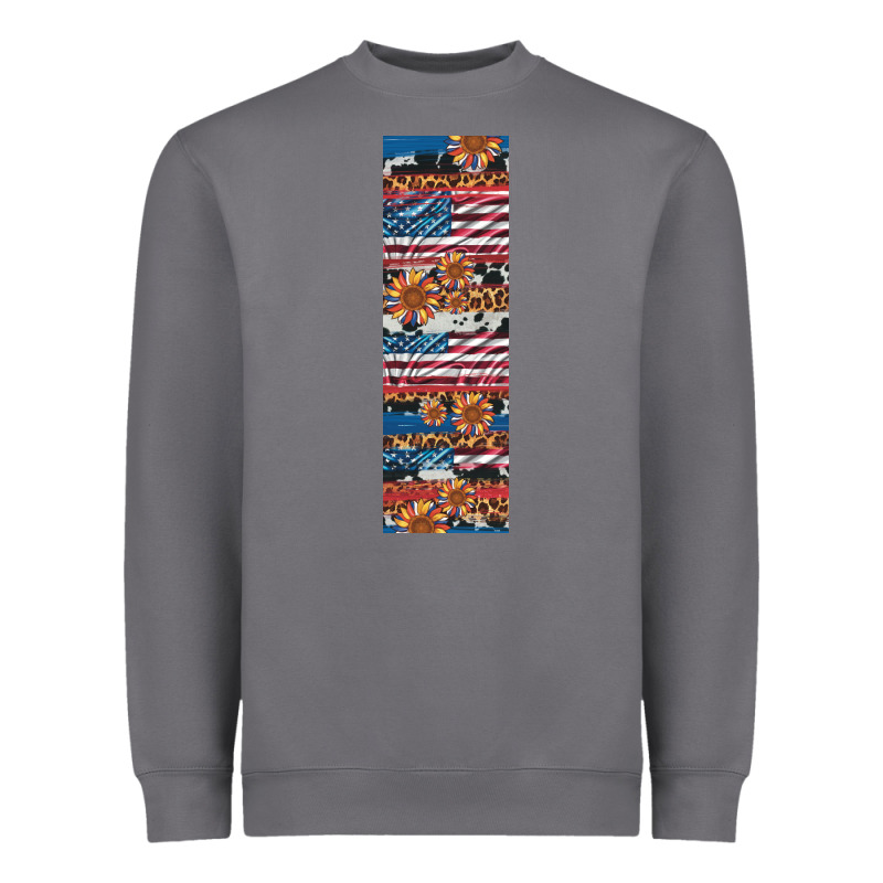 Usa Flag And Western Patterns  Penwraps Heavyweight Sweatshirt by Artiststas | Teevron