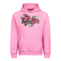 Fuchsia Pink strong cancer awareness 12 inches 300 dpi Urban Hoodie - CowGirlArtShop