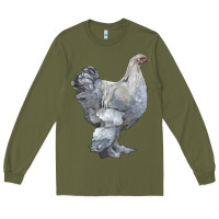 Army Green Brahma Chicken Long Sleeve Tee - LillyAllenDesigns