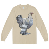 Mushroom Brahma Chicken Long Sleeve Tee - LillyAllenDesigns