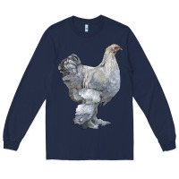 Navy Brahma Chicken Long Sleeve Tee - LillyAllenDesigns