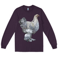 Plum Brahma Chicken Long Sleeve Tee - LillyAllenDesigns