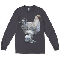 Smoke Brahma Chicken Long Sleeve Tee - LillyAllenDesigns