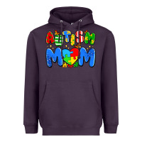 Plum autism mom Heavyweight Hoodie - Artiststas
