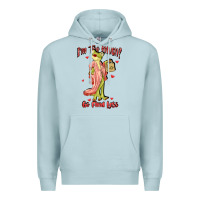 Blue Mist im too much go find less boujee frog funny Premium Hoodie - JahusDesignShop