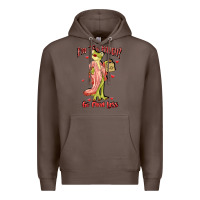 Coffee im too much go find less boujee frog funny Premium Hoodie - JahusDesignShop