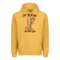 Mustard im too much go find less boujee frog funny Premium Hoodie - JahusDesignShop