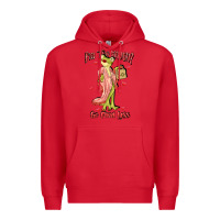 Red im too much go find less boujee frog funny Premium Hoodie - JahusDesignShop