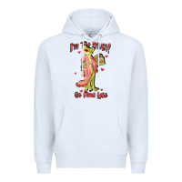 White im too much go find less boujee frog funny Premium Hoodie - JahusDesignShop