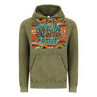 Vintage Olive only the brave teach Vintage Hoodie - JahusDesignShop