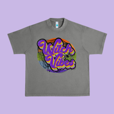 Witch Vibes Urban Heavy Tee Designed By Jahusdesignshop