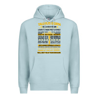 Blue Mist TAURUS FACTS Premium Hoodie - Bettercallsaul