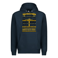 Navy TAURUS FACTS Premium Hoodie - Bettercallsaul