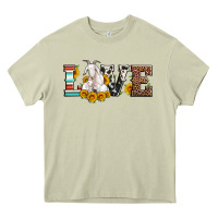 Mossy love goats serape cowhide leopard goat family Heavy Core Tee - Artiststas