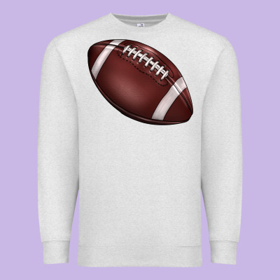 Football Premium Sweatshirt Designed By Barkaloodesign