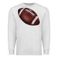 Oatmeal Heather football Premium Sweatshirt - BarkalooDesign