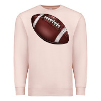 Pale Pink football Premium Sweatshirt - BarkalooDesign