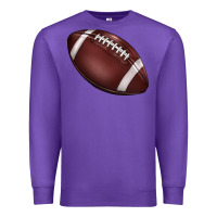 Purple football Premium Sweatshirt - BarkalooDesign