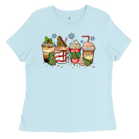 Baby Blue christmas tree cake  coffee cups Ladies Tee - Zillion Design Studio
