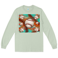 Matcha baseball turquoise serape glitter tumbler Long Sleeve Tee - Jasminsmagicworld