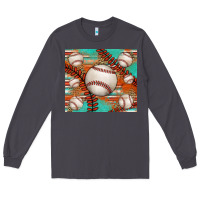 Smoke baseball turquoise serape glitter tumbler Long Sleeve Tee - Jasminsmagicworld