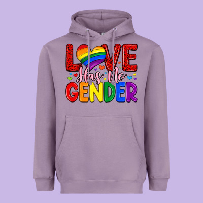 Love Has No Gender Heavyweight Hoodie Designed By Artiststas