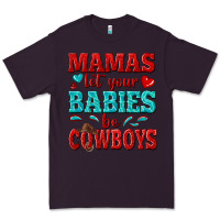 Plum mamas let your babies be cowboys Premium Tee - texasbilliewilder
