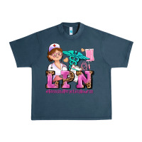 Midnight Navy lpn licensed practical nurse Urban Heavy Tee - AdoDesignShop