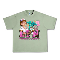 Oil Green lpn licensed practical nurse Urban Heavy Tee - AdoDesignShop