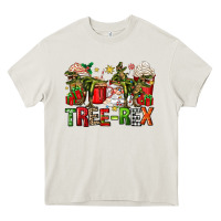Cream tree rex coffee cups Heavy Core Tee - Zillion Design Studio