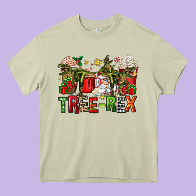 Tree Rex Coffee Cups Heavy Core Tee Designed By Zillion Design Studio