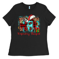 Black christmas rt respiratory therapist Ladies Tee - JahusDesignShop