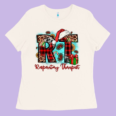 Christmas Rt Respiratory Therapist Ladies Tee Designed By Jahusdesignshop