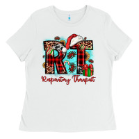 White christmas rt respiratory therapist Ladies Tee - JahusDesignShop