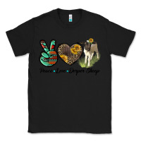 Black Peace Love Dorper Sheep Classic Tee - LillyAllenDesigns