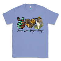 Colony Blue Peace Love Dorper Sheep Classic Tee - LillyAllenDesigns