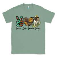 Sage Peace Love Dorper Sheep Classic Tee - LillyAllenDesigns