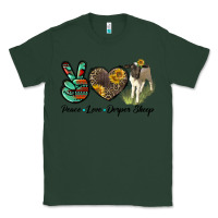 Sports Green Peace Love Dorper Sheep Classic Tee - LillyAllenDesigns