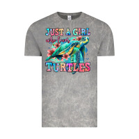 Cloud Rock just a girl who loves turtles Vintage Tee - Jasminsmagicworld