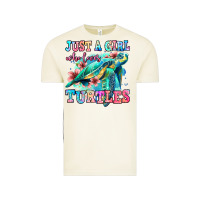 Vintage Arctic just a girl who loves turtles Vintage Tee - Jasminsmagicworld