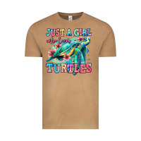 Vintage Camel just a girl who loves turtles Vintage Tee - Jasminsmagicworld