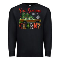 Black you serious clark christmas vacation car Premium Sweatshirt - Jasminsmagicworld