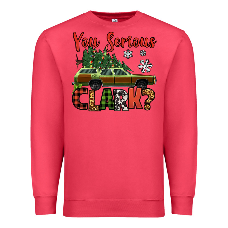 You Serious Clark Christmas Vacation Car Premium Sweatshirt by Jasminsmagicworld | Teevron