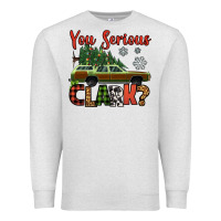 Oatmeal Heather you serious clark christmas vacation car Premium Sweatshirt - Jasminsmagicworld
