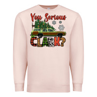 Pale Pink you serious clark christmas vacation car Premium Sweatshirt - Jasminsmagicworld