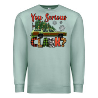 Seafoam you serious clark christmas vacation car Premium Sweatshirt - Jasminsmagicworld