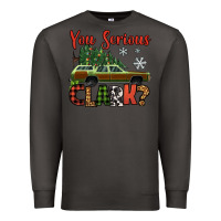Smoke you serious clark christmas vacation car Premium Sweatshirt - Jasminsmagicworld